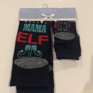 NWT! Motherhood Maternity mama elf mini elf socks